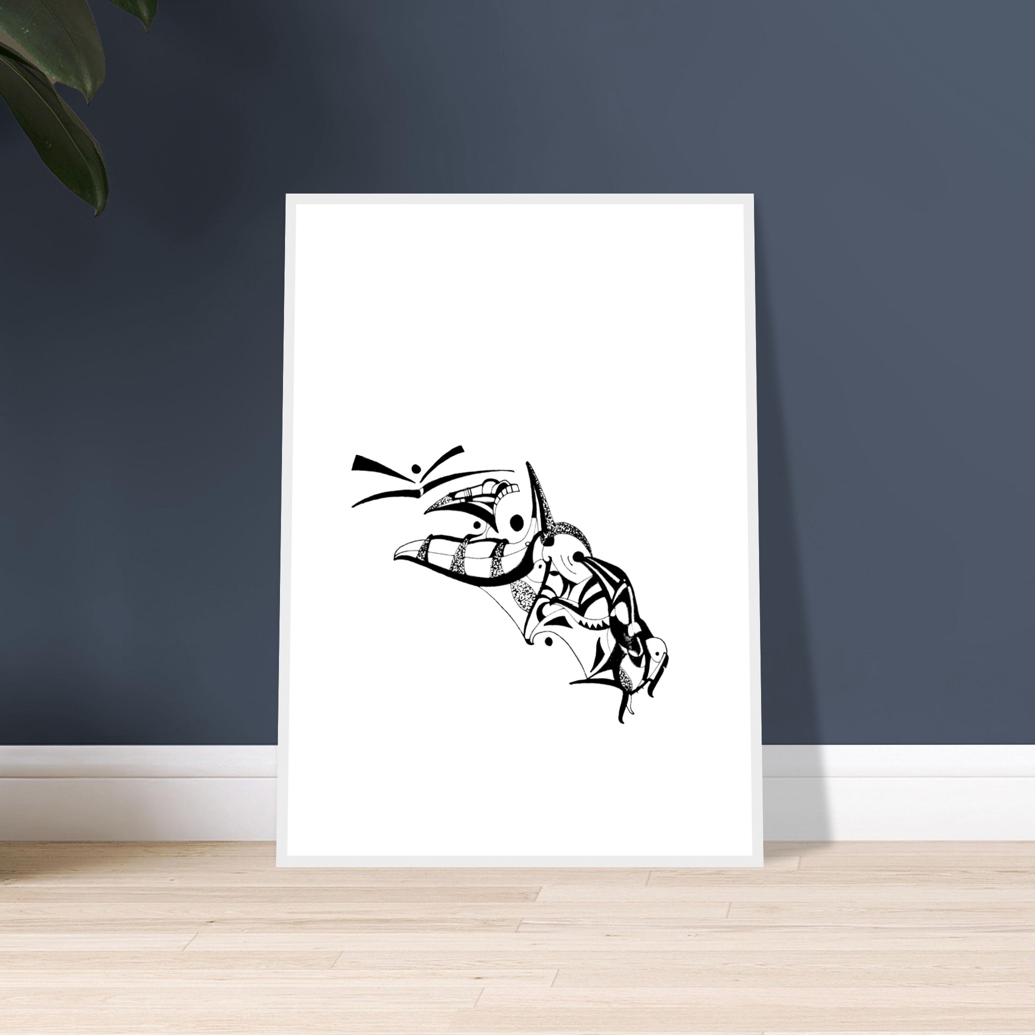 totem of beaks - framed — view 6
