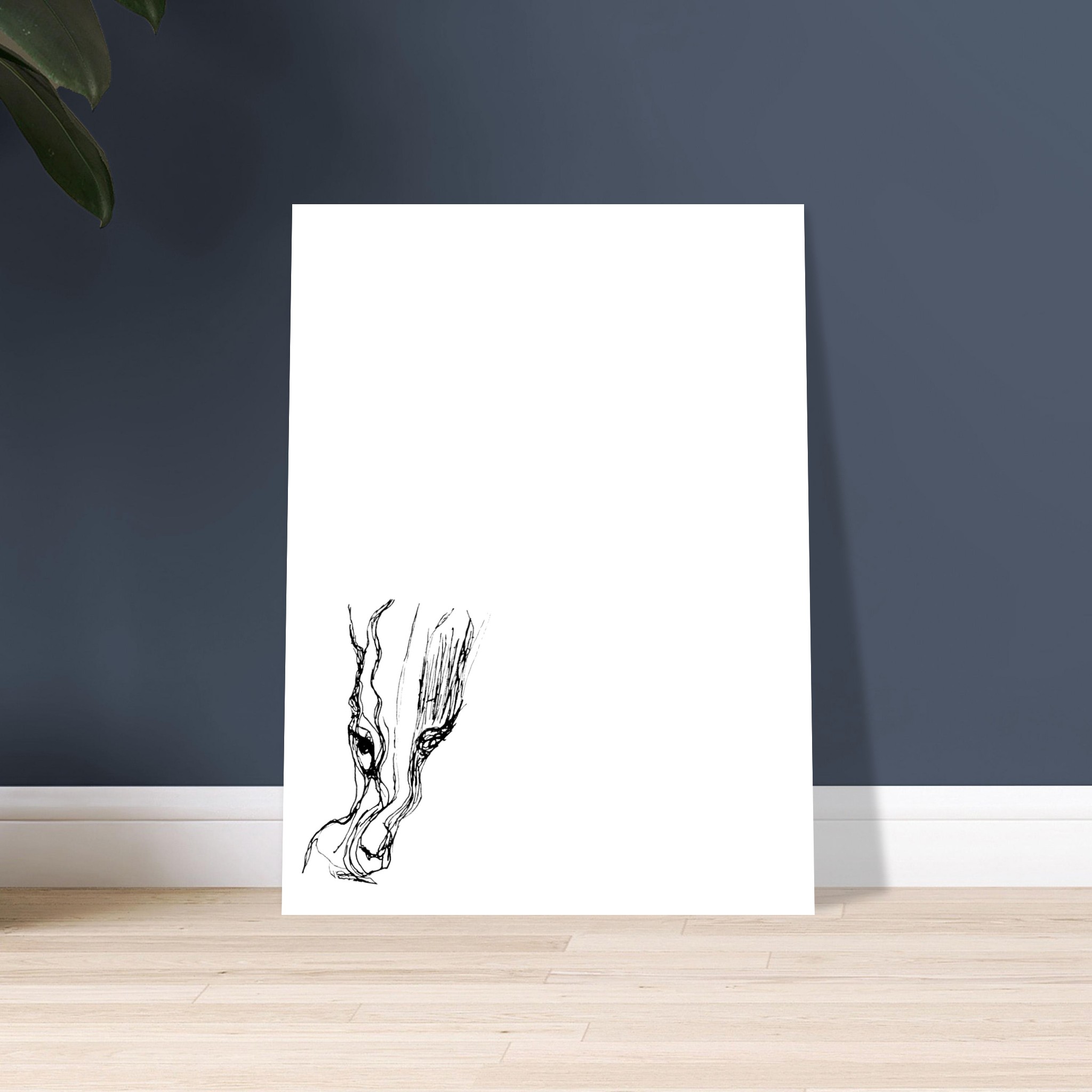 face in the smoke — view 2