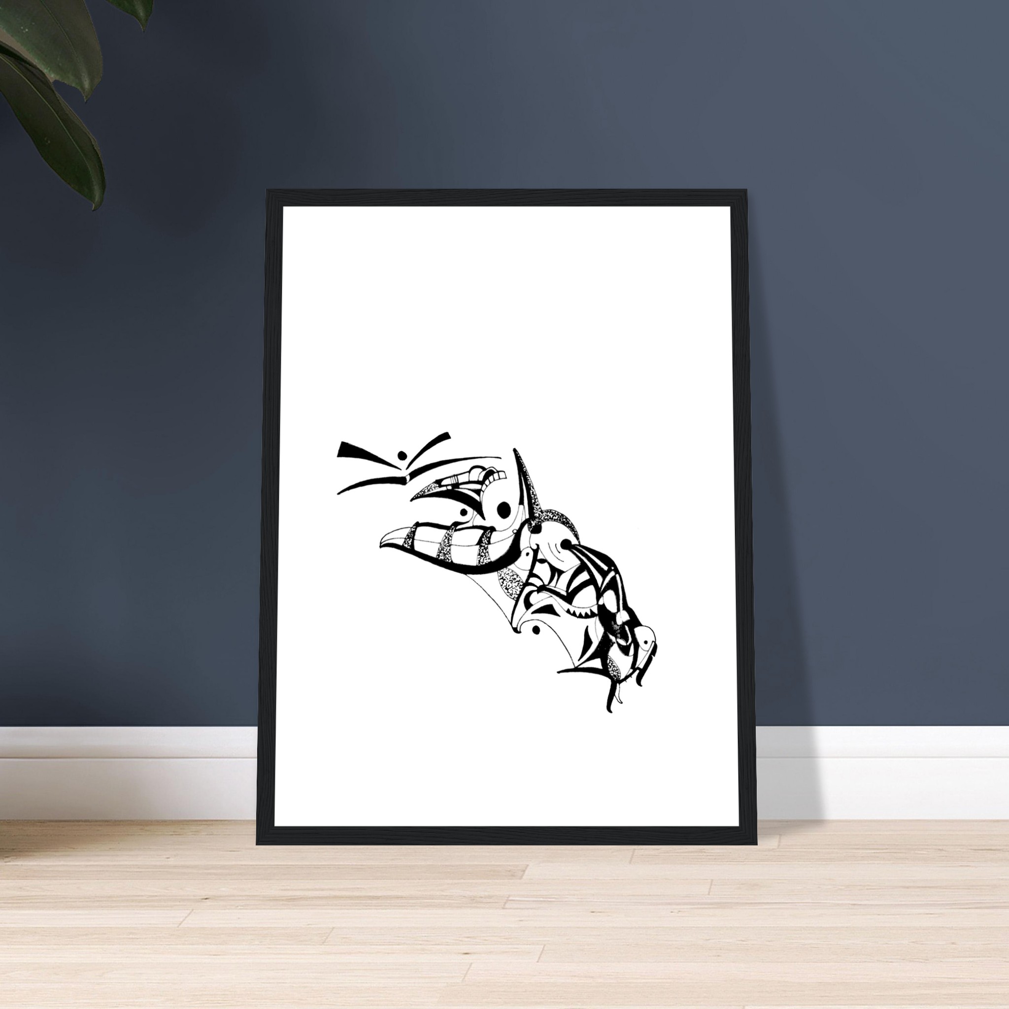 totem of beaks - framed — view 4