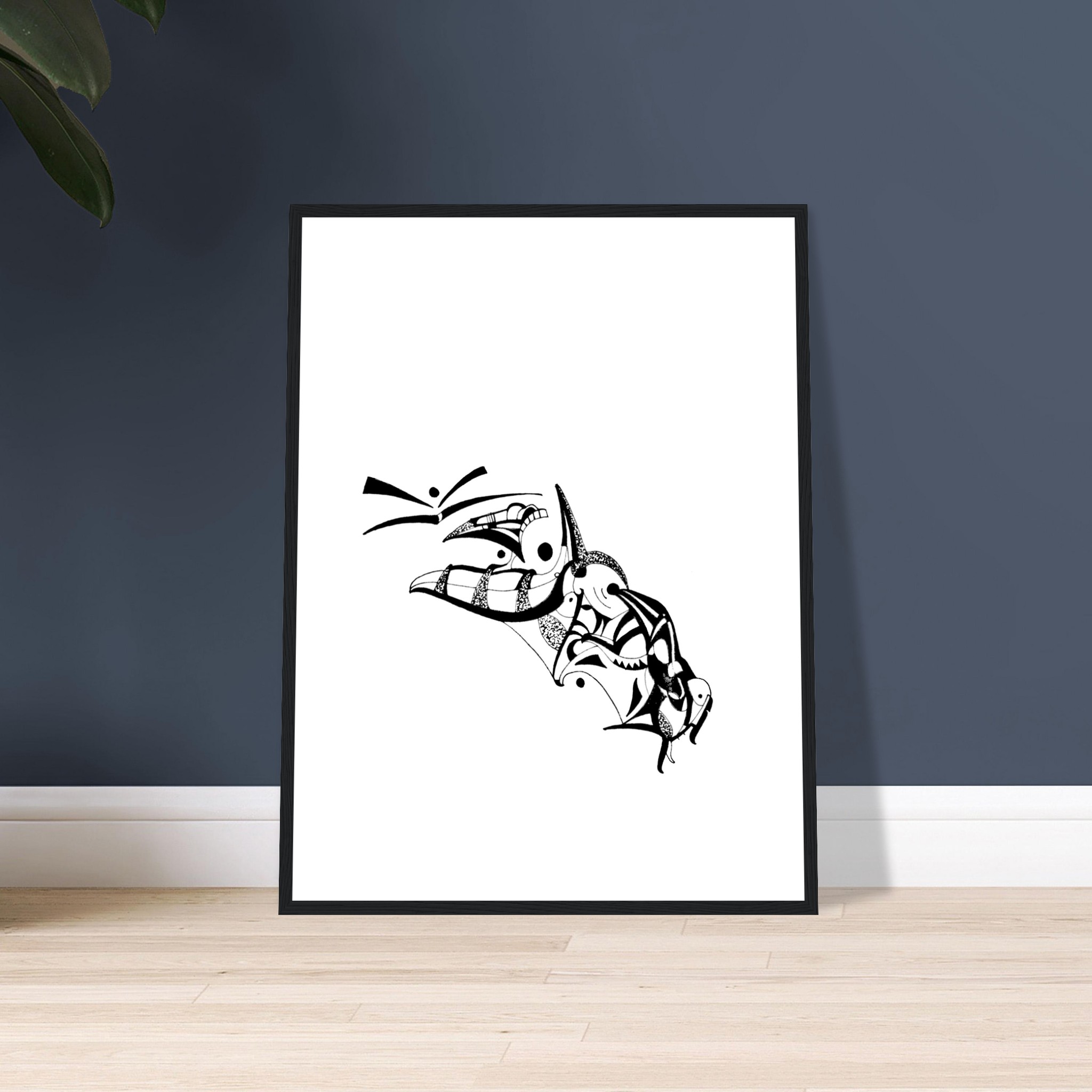 totem of beaks - framed — view 2
